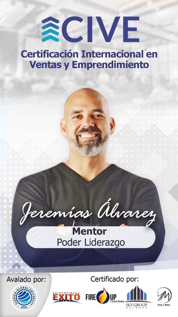 Jeremías Álvarez, Mentor CIVE - Poder Liderazgo