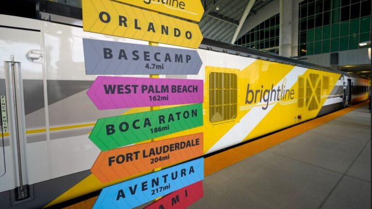 ¡El Brightline llega finalmente a Orlando! conectando Florida central con el extremo sur del estado.