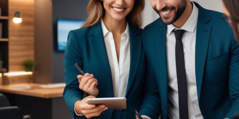 Acción efectiva en bienes raíces para agentes inmobiliarios.
