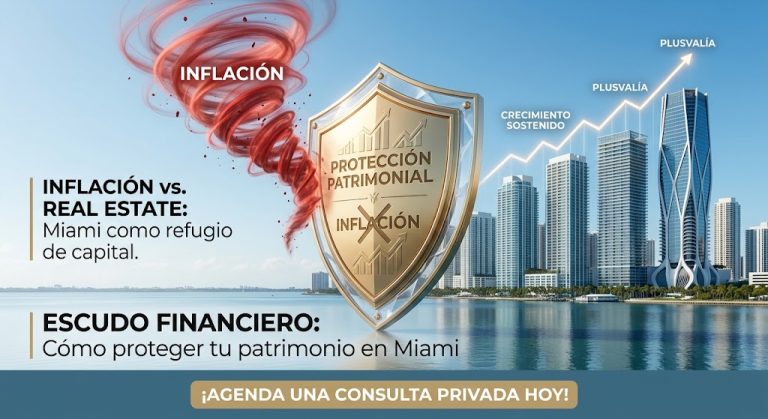 Inflación vs. Real Estate: Miami como refugio de capital.